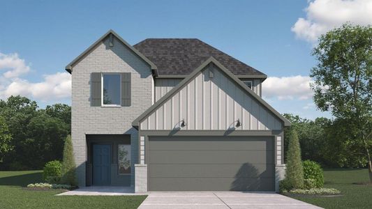 New construction Single-Family house 188 Grey Slate Avenue, Marble Falls, TX 78654 The Nicole- photo 0