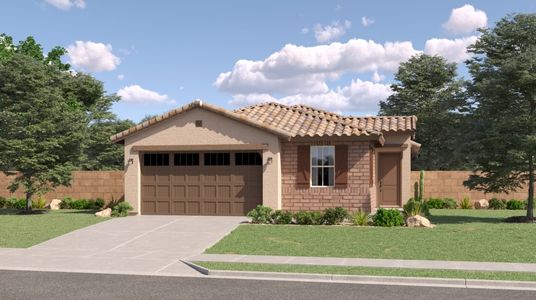 New construction Single-Family house 36405 W Giallo Ln, Maricopa, AZ 85138 Barbaro- photo