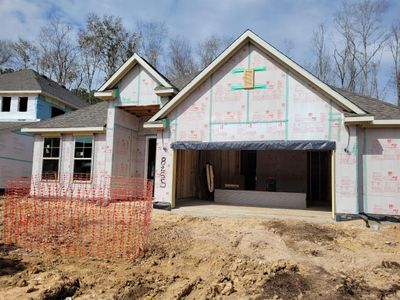 New construction Single-Family house 8255 Mount Washburn Lane, Porter, TX 77365 Archer A- photo 1 1