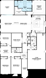 New construction Single-Family house 42269 N. Golden Trail, San Tan Valley, AZ 85140 Frankfurt- photo 1 1