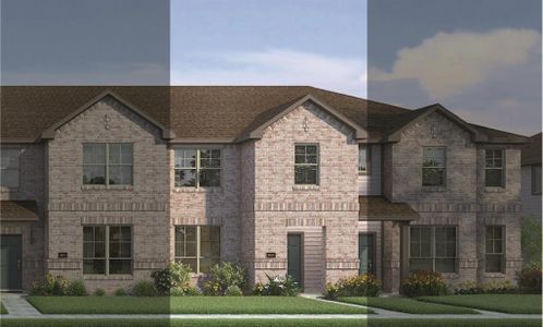 Houston with Elevation 6B Brick Exterior 2023 Townhomes