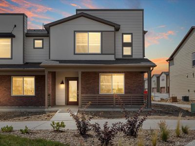 New construction Townhouse house 13858 Vispo Way, Broomfield, CO 80020 Woodland- photo 0