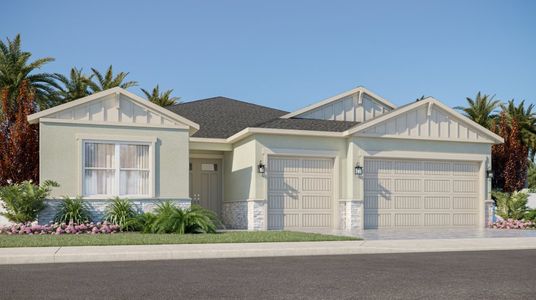 New construction Single-Family house 13901 Se Riversway St, Port Saint Lucie, FL 34984 SUMMERVILLE II- photo 0