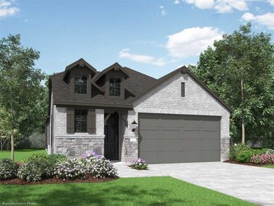 New construction Single-Family house 27210 Lombard Wood Drive, Magnolia, TX 77354 Preston Plan- photo 1 1