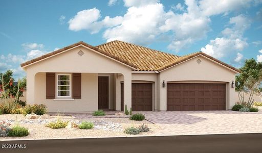 New construction Single-Family house 19676 E Rosa Road, Queen Creek, AZ 85142 Darius- photo 0