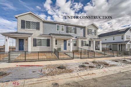 New construction Townhouse house 55 N Vandriver Place, Aurora, CO 80018 - photo 0 0