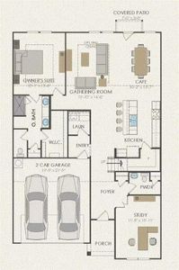 Pulte Homes, Keller floor plan