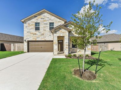 New construction Single-Family house 105 Stellar Wind Drive, Georgetown, TX 78628 The Winedale (880)- photo 0