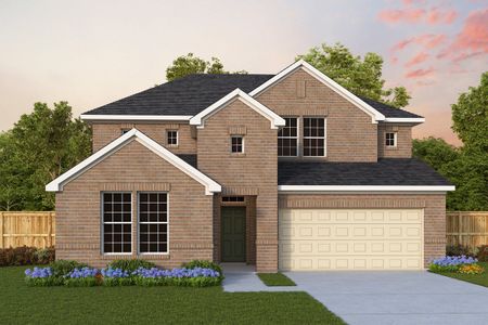 New construction Single-Family house 7737 Whisterwheel Way, Fort Worth, TX 76123 The Walmsley- photo 0