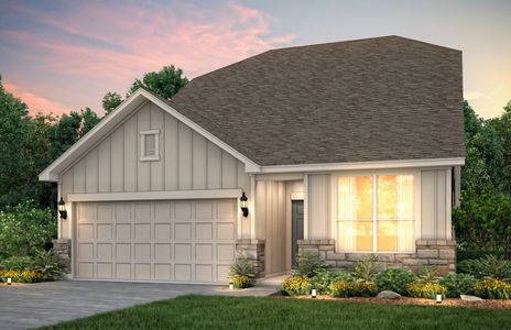 New construction Single-Family house Woodland, 513 Exploration Circle, Liberty Hill, TX 78642 - photo