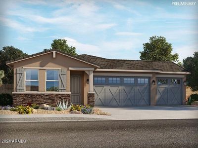 New construction Single-Family house 35275 W Marin Avenue, Maricopa, AZ 85138 Mason - 3 Car Garage Included- photo 0