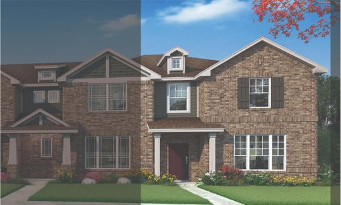 New construction Townhouse house 3017 Willow Wood Court, Heartland, TX 75114 Houston C- photo 0