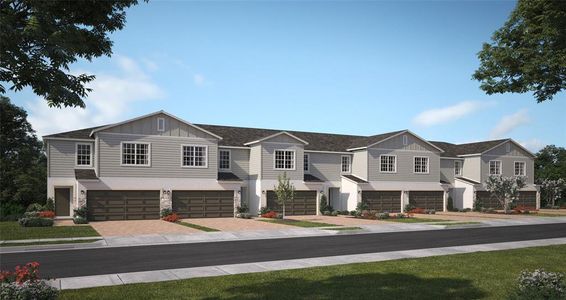 New construction Townhouse house 2673 Starry Point, Saint Cloud, FL 34769 Piper- photo 0