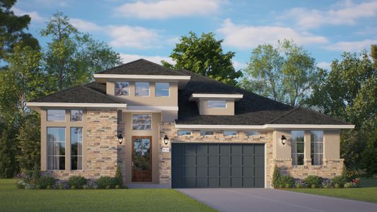 New construction Single-Family house 7323 Prairie Lakeshore Lane, Katy, TX 77493 Sweetwater - 60' Lot- photo