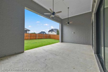 New construction Single-Family house 4113 Buffalo Clover Drive, Aubrey, TX 76227 Livorno Plan- photo 25 25