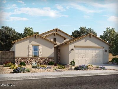 New construction Single-Family house 357 S San Antonia Lane, Casa Grande, AZ 85194 Bailey- photo 0