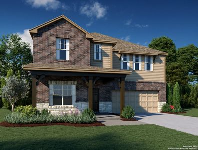 New construction Single-Family house 113 Beveridge, Seguin, TX 78155 Alexis Homeplan- photo 0 0