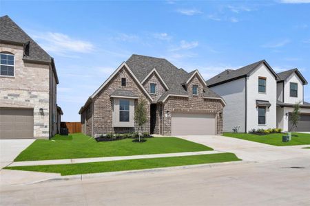 New construction Single-Family house 16937 Leatherflower Boulevard, Fort Worth, TX 76247 The Austin II - photo 0