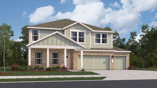 New construction Single-Family house Claiborne, 1605 Four Waters Loop, Georgetown, TX 78628 - photo