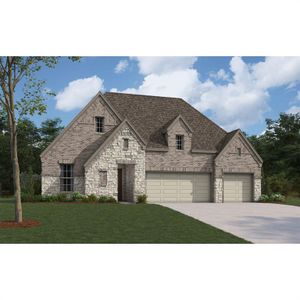 New construction Single-Family house 16812 Massawana Drive, Fort Worth, TX 76247 The Bridgeport II - photo
