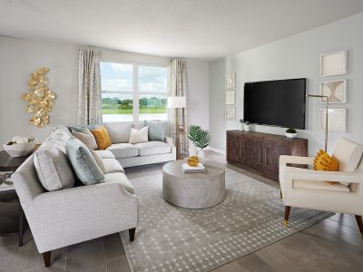 Great Room modeled at Bristol Meadows.