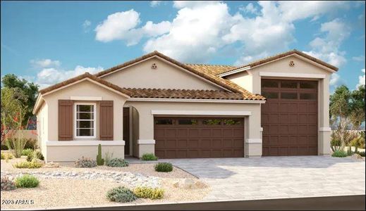 New construction Single-Family house 17645 W Running Deer Trail, Surprise, AZ 85387 Bronze- photo 0