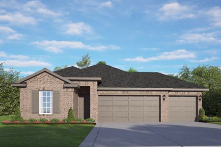 New construction Single-Family house The Laguna A with 3-Car Garage, 144 San Marcos Trail, Dayton, TX 77535 - photo
