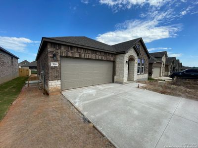 New construction Single-Family house 316 Sonata Canyon, Spring Branch, TX 78070 Leander Homeplan- photo 0 0