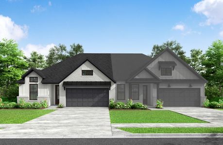 New construction Duplex house Bellissimo, 24118 Fawn Thicket Way, Katy, TX 77493 - photo