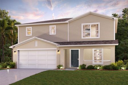 New construction Single-Family house 46 Fanshawe Lane, Palm Coast, FL 32137 CAMBRIA- photo 0