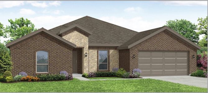 New construction Single-Family house Hampton II, 701 Stone Eagle Dr, Azle, TX 76020 - photo