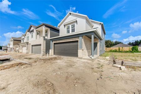 New construction Townhouse house 14955 Eagle Feather Ct., Houston, TX 77090 Athena- photo 0