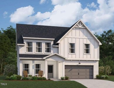 New construction Single-Family house 3297 Oakfields Road, Unit Lot 1, New Hill, NC 27562 - photo 0