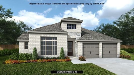 New construction Single-Family house Design 2738W, 31510 Bramble Hollow Court, Fulshear, TX 77441 - photo