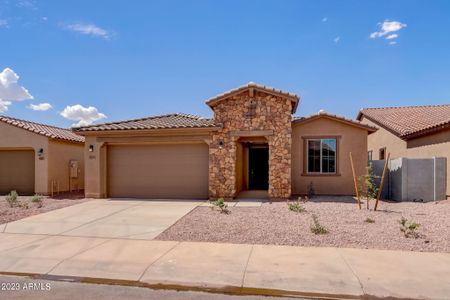 New construction Single-Family house 41000 W Agave Road, Maricopa, AZ 85138 Villagio Series - Belice- photo 0 0