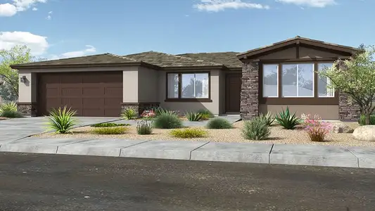 New construction Single-Family house 1329 W Via De Olivo, Queen Creek, San Tan Valley, AZ 85140 Sedona- photo 0