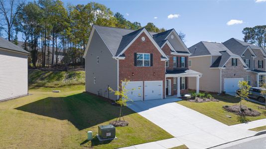 New construction Single-Family house 1678 Lacebark Elm Way, Lawrenceville, GA 30045 Fleetwood- photo 0