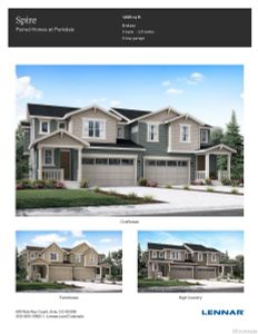 New construction Single-Family house 637 Flintwood Place, Erie, CO 80026 Spire- photo 0