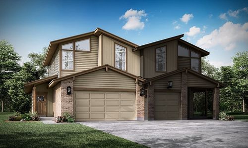New construction Single-Family house The Magnolia: Garage, 20501 Tractor Drive, Pflugerville, TX 78660 - photo