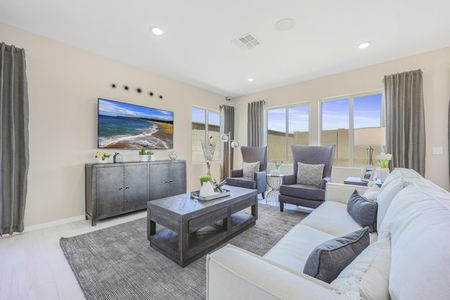 Great Room | Encatadora | Marketside Tercera | Verrado | New homes in Buckeye, Arizona | Landsea Homes