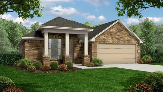 New construction Single-Family house Amherst 60's, 10219 Alpine Lake Lane, Iowa Colony, TX 77583 - photo