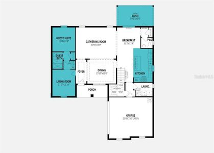 Pensacola Floorplan - First Floor