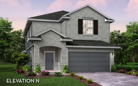 New construction Single-Family house Elm, 201 Water Grass Trail, Clute, TX 77531 - photo