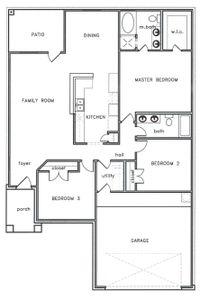 New construction Single-Family house Floor Plan 1500, 20107 Sedona Park Drive, Hockley, TX 77447 - photo