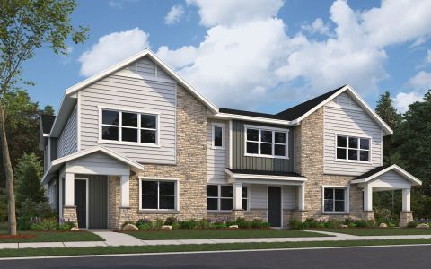 New construction Townhouse house Clermont, 95 N Vandriver Place, Aurora, CO 80018 - photo