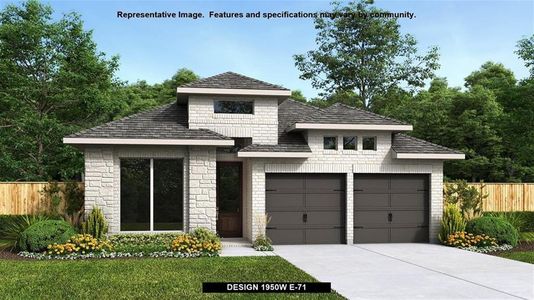 New construction Single-Family house 500 Tradewinds Way, Georgetown, TX 78628 Design 1950W- photo 0 0