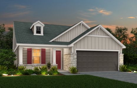 New construction Single-Family house 741 Heartseed Ave, New Braunfels, TX 78130 Independence- photo 0