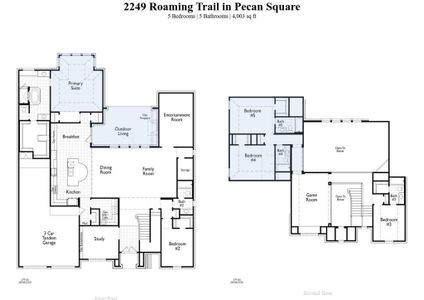 New construction Single-Family house 2249 Roaming Trail, Northlake, TX 76247 279 Plan- photo 3 3