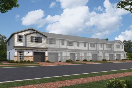 New construction Townhouse house 4520 Campsite Loop, Orlando, FL 32824 Granada- photo 0 0