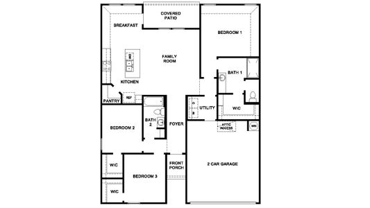 New construction Single-Family house 675 Wyatt Way, Jarrell, TX 76537 Bellvue- photo